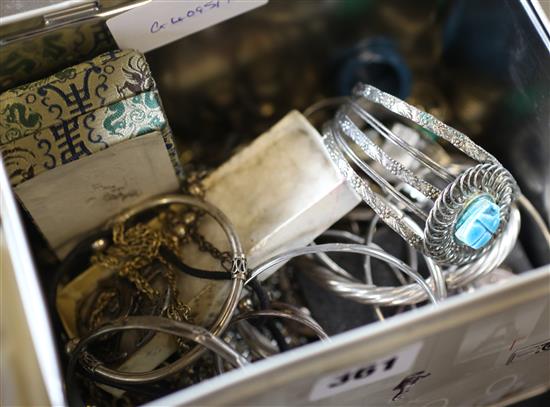 Mixed silver jewellery